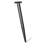 Обеденный стол с прямоугольной черно-золотой столешницей из стекла на 4-х металлических ножках Gold and Black Marble варинант исполнения - 5 | Loft Concept в Барнауле