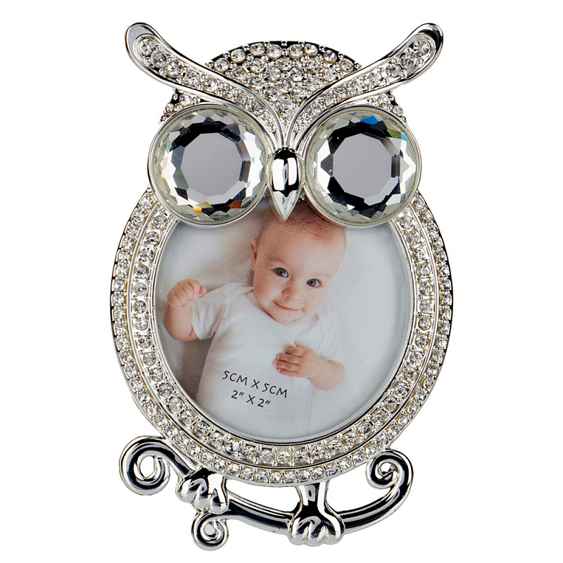 Фоторамка детская Childhood Corner Owl Серебряный Фоторамка детская Childhood Corner Owl Серебряный в Барнауле | Loft Concept