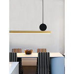 Люстра линейная светодиодная в минималистичном стиле New Age of Light варинант исполнения - 7 | Loft Concept в Барнауле