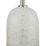 Настольная лампа с высоким тканевым абажуром Cracked Base варинант исполнения - 1 | Loft Concept в Барнауле