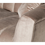 Диван трехместный велюровый серый Island of Comfort варинант исполнения - 3 | Loft Concept в Барнауле