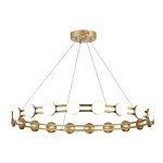 Люстра кольцевая с круглыми светодиодными источниками света Maxine Light варинант исполнения - 7 | Loft Concept в Барнауле