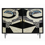 Буфет в гостиную с инкрустацией  Bone Inlay sideboard - 2 doors варинант исполнения - 1 | Loft Concept в Барнауле
