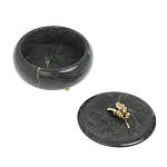 Шкатулка круглая из натурального камня змеевик Stone Casket варинант исполнения - 4 | Loft Concept в Барнауле