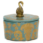 Фарфоровая шкатулка Swan Lake варинант исполнения - 5 | Loft Concept в Барнауле