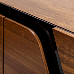 ТВ-тумба с узором из шпона на фасаде Sahara варинант исполнения - 4 | Loft Concept в Барнауле