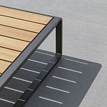 Шезлонг на металлическом каркасе с регулируемой спинкой GUELL Sunbed варинант исполнения - 5 | Loft Concept в Барнауле