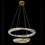 Люстра подвесная из 2-х колец Round Air Chandelier варинант исполнения - 1 | Loft Concept в Барнауле