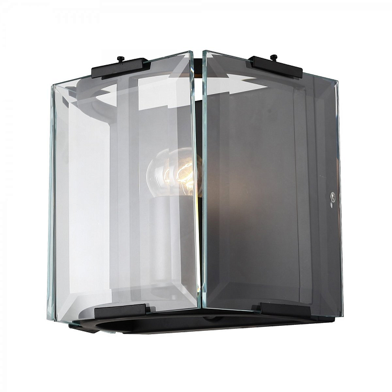 Бра Harlow Crystal Round Cube Черный Бра Harlow Crystal Round Cube Черный в Барнауле | Loft Concept