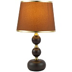 Настольная лампа с абажуром Altera Lampshade Brown Gold Table Lamp варинант исполнения - 1 | Loft Concept в Барнауле
