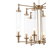 Люстра с 8-ю прозрачными цилиндрическими плафонами Jeanette варинант исполнения - 9 | Loft Concept в Барнауле