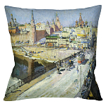 Подушка декоративная Москворецкий мост Impressionism in Art варинант исполнения - 1 | Loft Concept в Барнауле