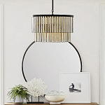 Люстра круглая с подвесками из натурального перламутра Nacre варинант исполнения - 2 | Loft Concept в Барнауле