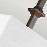 Бра бронзового цвета с полукруглым матовым стеклянным плафоном в геометрическом каркасе Feiss варинант исполнения - 6 | Loft Concept в Барнауле