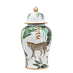 Ваза из фарфора с ручной росписью Leopard Collection  варинант исполнения - 3 | Loft Concept в Барнауле