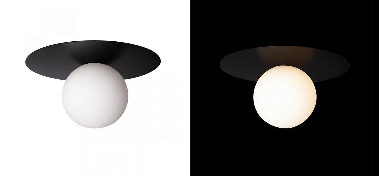 Светильник потолочный MATISSE Black 25 см Светильник потолочный MATISSE Black 25 см - Loft-Concept в Барнауле