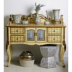 Комод деревянный Illustration of flowers варинант исполнения - 7 | Loft Concept в Барнауле