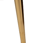 Стул бежевый из экокожи на золотых ножках Attribute of Elegance варинант исполнения - 5 | Loft Concept в Барнауле