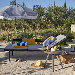 Диван-шезлонг черный Annet варинант исполнения - 7 | Loft Concept в Барнауле