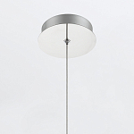 Подвесной светильник хромированного цвета с прозрачным цилиндрическим стеклянным плафоном Eurofase варинант исполнения - 7 | Loft Concept в Барнауле