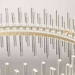 Люстра круглая с прозрачными стеклянными трубками 51 см Nembus варинант исполнения - 12 | Loft Concept в Барнауле