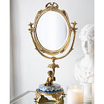 Настольное зеркало в бронзовой рамке Eden Garden варинант исполнения - 4 | Loft Concept в Барнауле