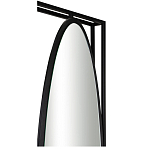 Зеркало овальное в металлической оправе в стиле лофт Urban Style Space варинант исполнения - 2 | Loft Concept в Барнауле