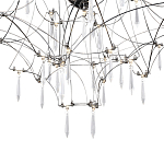 Потолочный светильник с тонким металлическим каркасом цвета хром Quasar варинант исполнения - 4 | Loft Concept в Барнауле