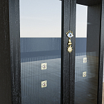 Дизайнерский шкаф витрина Elsa Dreams Black с 4-мя ящиками варинант исполнения - 4 | Loft Concept в Барнауле