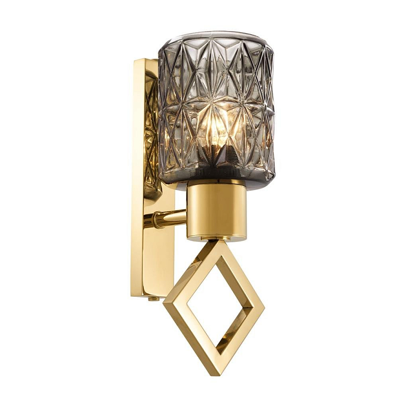 Бра Eichholtz Wall Lamp Touch Золотой Дымчатый (Smoke) Бра Eichholtz Wall Lamp Touch Золотой Дымчатый (Smoke) в Барнауле | Loft Concept