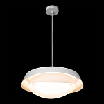 Подвесной светильник круглый белого цвета из металла Vita Cuna варинант исполнения - 6 | Loft Concept в Барнауле