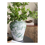 Ваза с зелеными цветочными и птичьими мотивами Vase Inspired by Nature варинант исполнения - 5 | Loft Concept в Барнауле