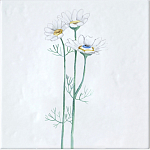 Плитка с узором Ромашки варинант исполнения - 2 | Loft Concept в Барнауле