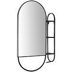 Овальное настенное зеркало с боковым креплением Cole Industrial Mood Mirror варинант исполнения - 1 | Loft Concept в Барнауле