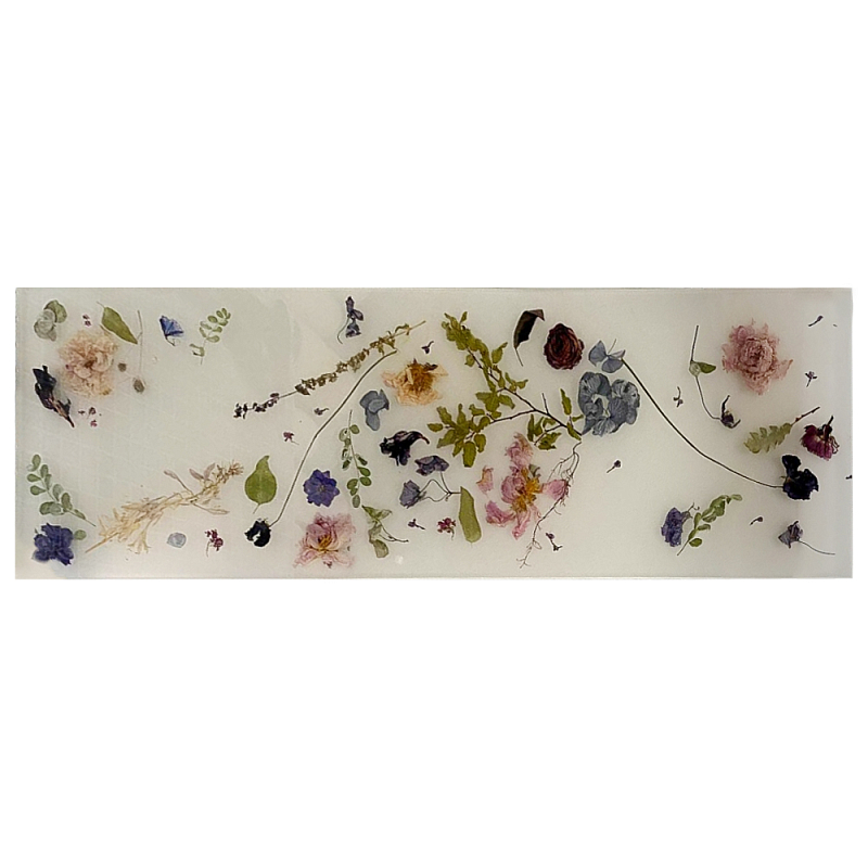 Поднос для ванны из эпоксидной смолы с цветами белая Epoxy Resin Flowers Bath Tray White Белый Мульти Поднос для ванны из эпоксидной смолы с цветами белая Epoxy Resin Flowers Bath Tray White Белый Мульти в Барнауле | Loft Concept