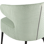 Современное мягкое кресло на металлических ножках Rakush Pistachio варинант исполнения - 7 | Loft Concept в Барнауле