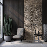 Гипсовая 3D панель с принтографией PM-45 варинант исполнения - 1 | Loft Concept в Барнауле