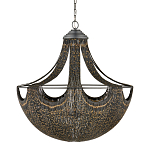 Люстра в форме колокола с декором из тонких железных нитей Jagged Pattern варинант исполнения - 4 | Loft Concept в Барнауле