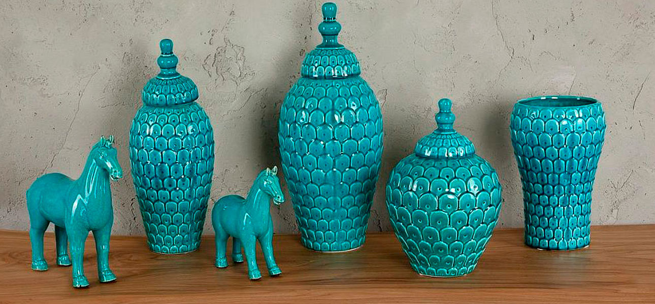 Фигурка керамика синяя лошадь Blue Horse Фигурка керамика синяя лошадь Blue Horse - Loft-Concept в Барнауле