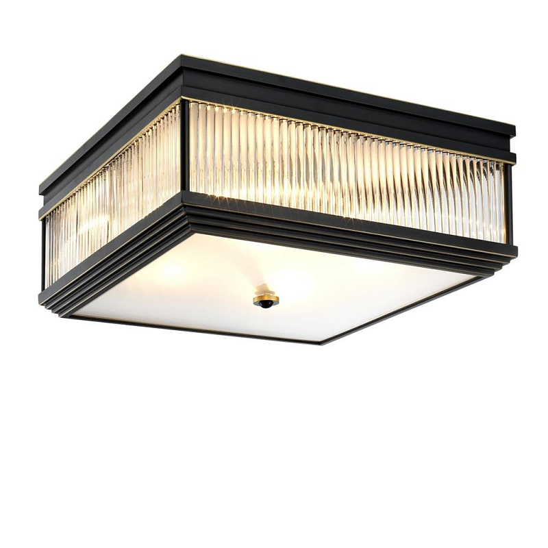 Потолочный светильник Ceiling Lamp Marly Bronze Темная бронза Прозрачное Стекло Потолочный светильник Ceiling Lamp Marly Bronze Темная бронза Прозрачное Стекло в Барнауле | Loft Concept