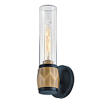 Бра для ванных комнат с прозрачным стеклянным плафоном в форме цилиндра Hinkley варинант исполнения - 12 | Loft Concept в Барнауле