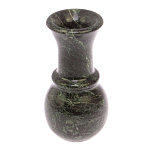 Ваза декоративная для цветов из камня змеевик Vase Serpentine варинант исполнения - 2 | Loft Concept в Барнауле