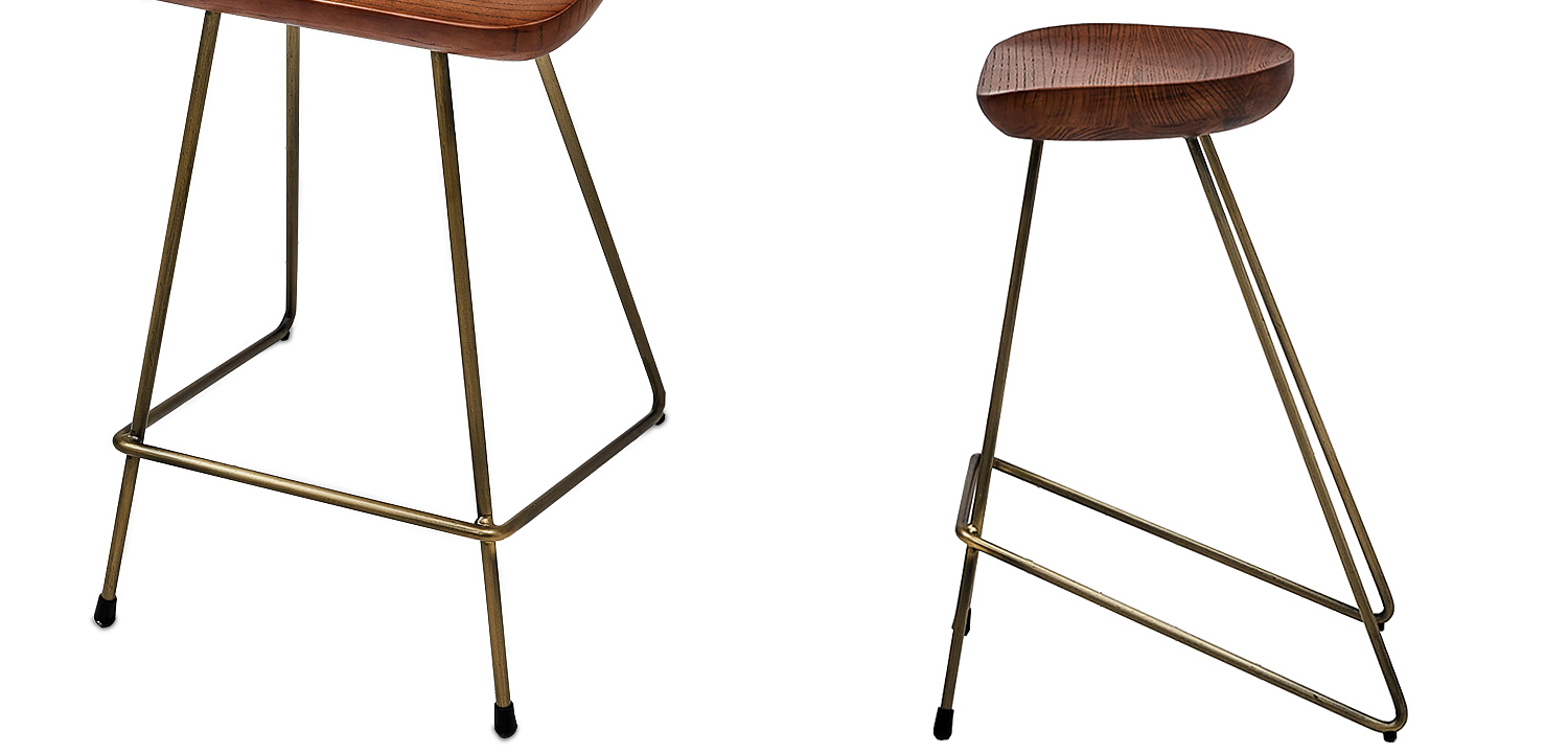 Барный стул Foester Wood Stool Барный стул Foester Wood Stool - Loft-Concept в Барнауле