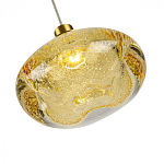 Подвесной светильник с прозрачным стеклянным плафоном округлой формы Effervia  варинант исполнения - 11 | Loft Concept в Барнауле