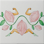 Плитка дизайнерская Сила в лимонах варинант исполнения - 2 | Loft Concept в Барнауле