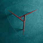 Дизайнерский кофейный стол со стеклянной столешницей Gio Ponti D.552.2 Coffee Table варинант исполнения - 3 | Loft Concept в Барнауле