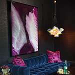 Люстра с 15-ю белыми  плафонами с золотой внутренней поверхностью Hinkley варинант исполнения - 3 | Loft Concept в Барнауле