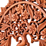 Панно из дерева круглое Sakura Panel With Trees варинант исполнения - 2 | Loft Concept в Барнауле