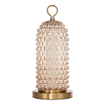 Настольная лампа с факутрным стеклянным плафоном Sonora варинант исполнения - 2 | Loft Concept в Барнауле