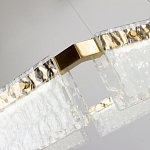 Светодиодная люстра с рельефным стеклом ICE GLASS 70 варинант исполнения - 4 | Loft Concept в Барнауле